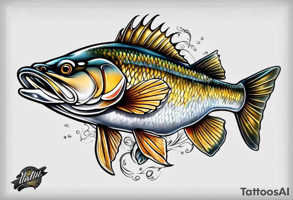 Walleye tattoo idea
