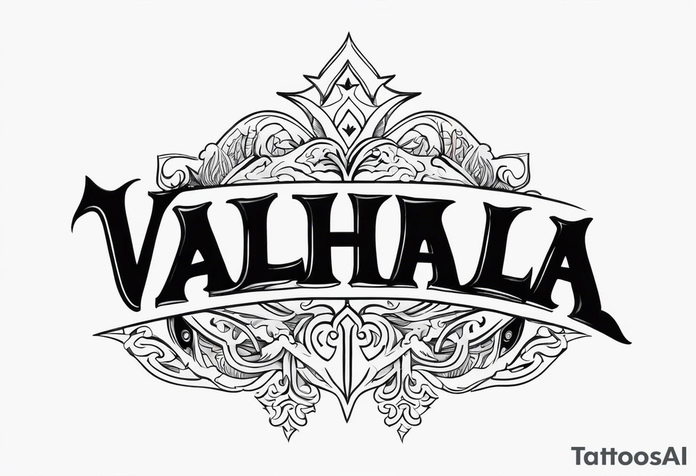 Valhalla mist fog tattoo idea