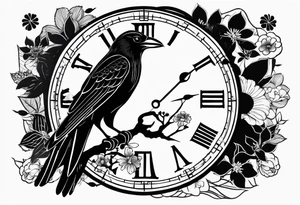 do your best translated to japanese
combined with a handwatch and a crow tattoo idea