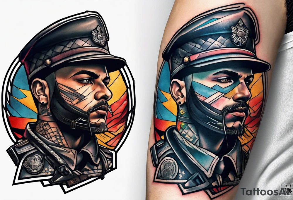war soldier tattoo tattoo idea