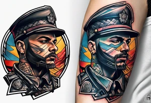 war soldier tattoo tattoo idea