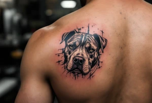 pitbull tattoo tattoo idea