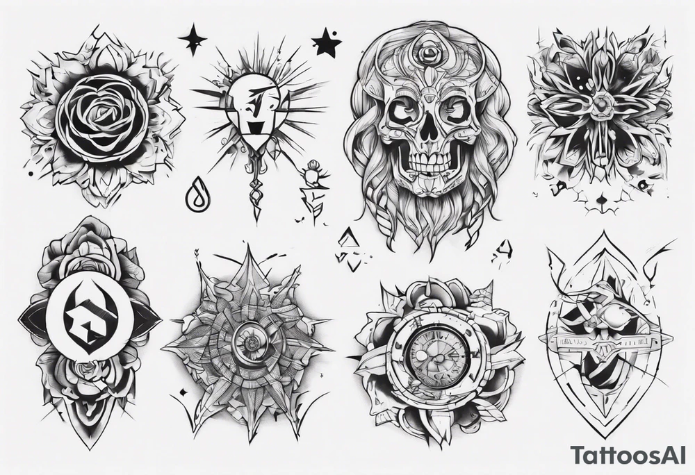 Surprise me with a tattoo, suitable for the back of the forearm tattoo idea