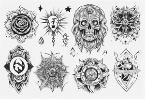 Surprise me with a tattoo, suitable for the back of the forearm tattoo idea