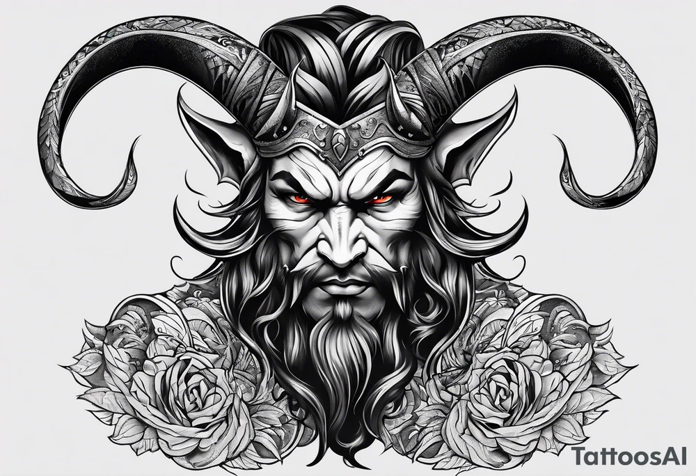 devil tattoo idea