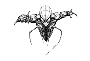 spiderman tattoo idea