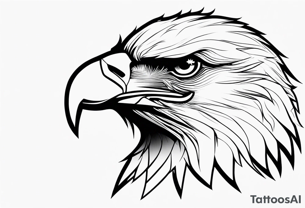 eagle figthing tattoo idea
