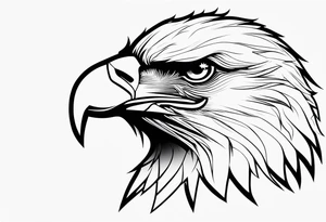 eagle figthing tattoo idea