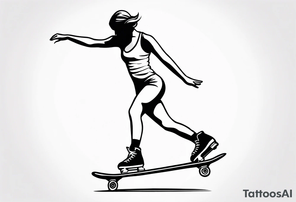 figureskater tattoo idea