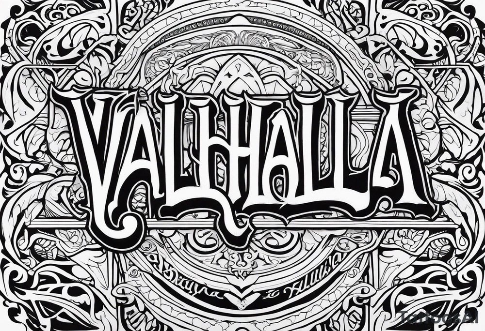 Valhalla tattoo idea
