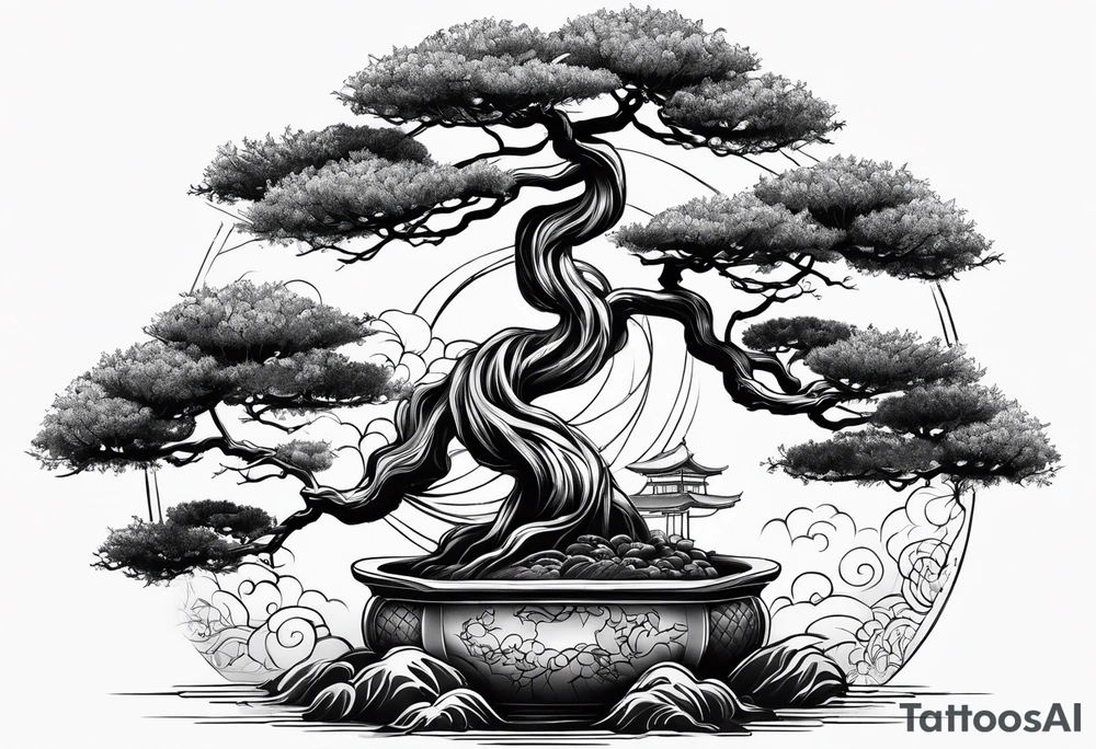 bonsai tattoo idea