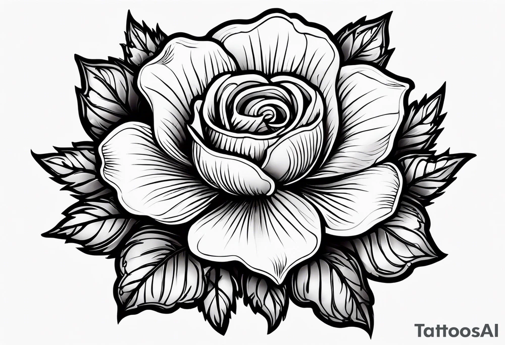 Tudor rose cygel tattoo idea