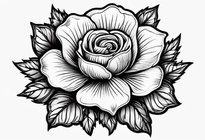 Tudor rose cygel tattoo idea