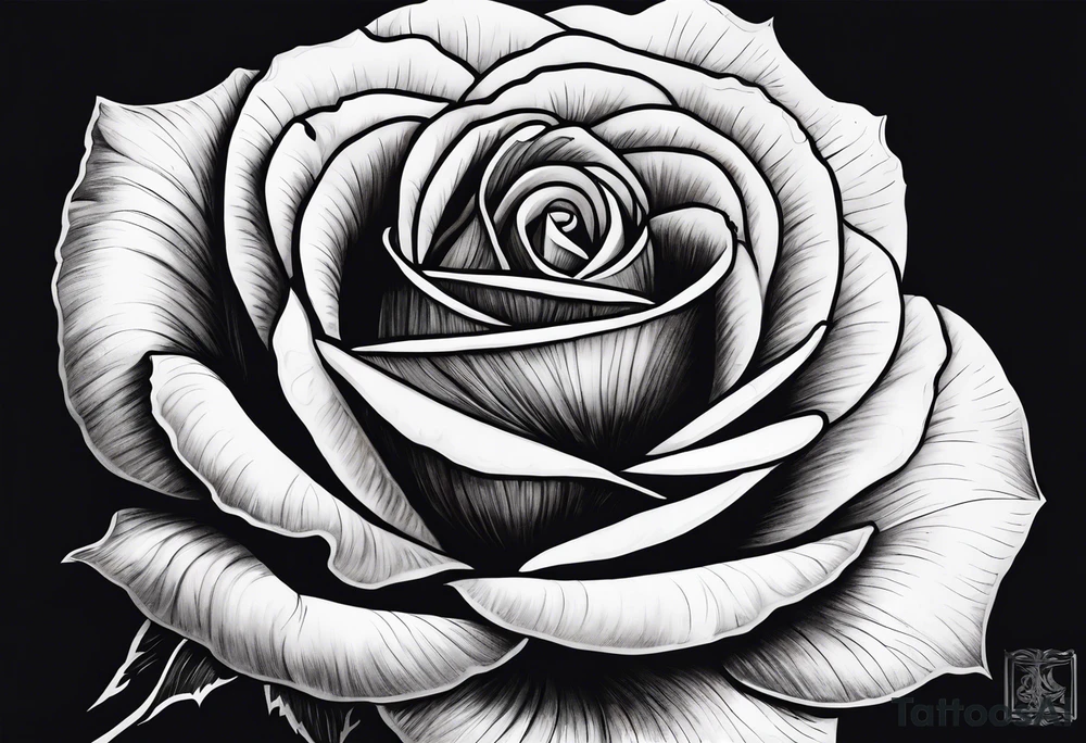 White rose, blood, eternaly yours tattoo idea