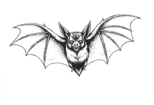 Bat tattoo idea