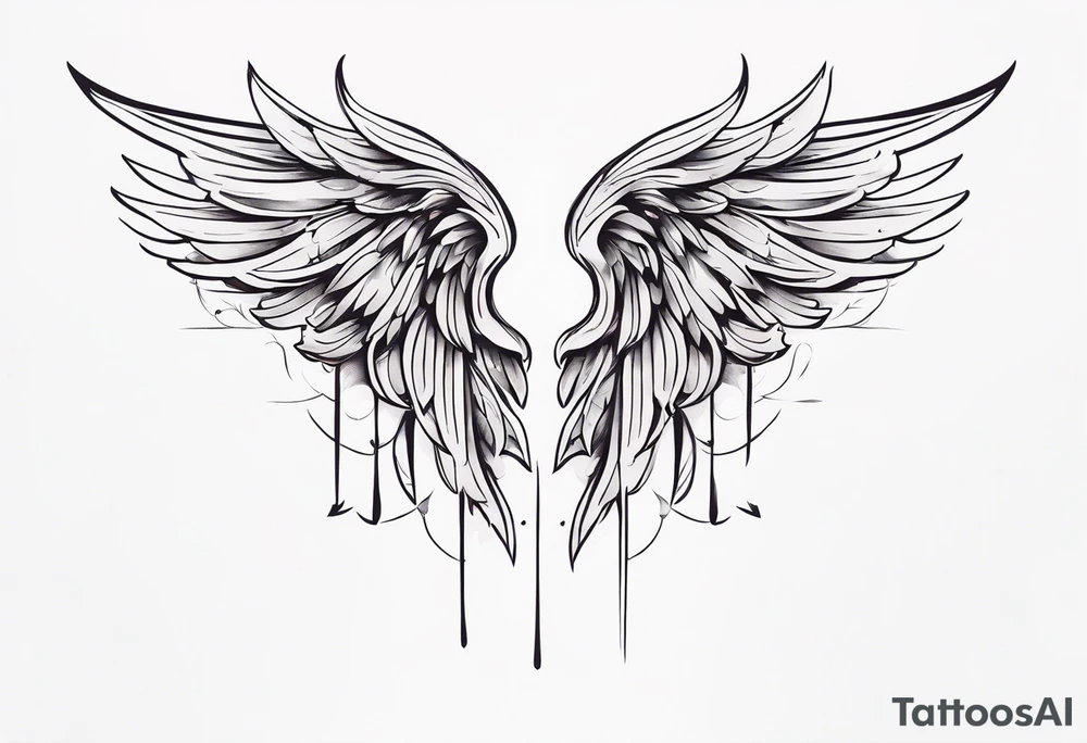 wings tattoo idea