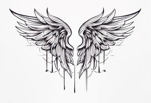 wings tattoo idea