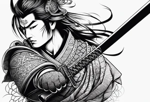Samurai tattoo idea