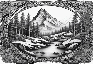 Bleak falls barrow tattoo idea