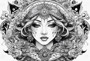 galaxy tattoo idea
