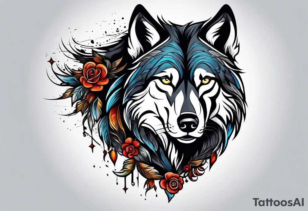 Lobo wolf for a male tattoo tattoo idea
