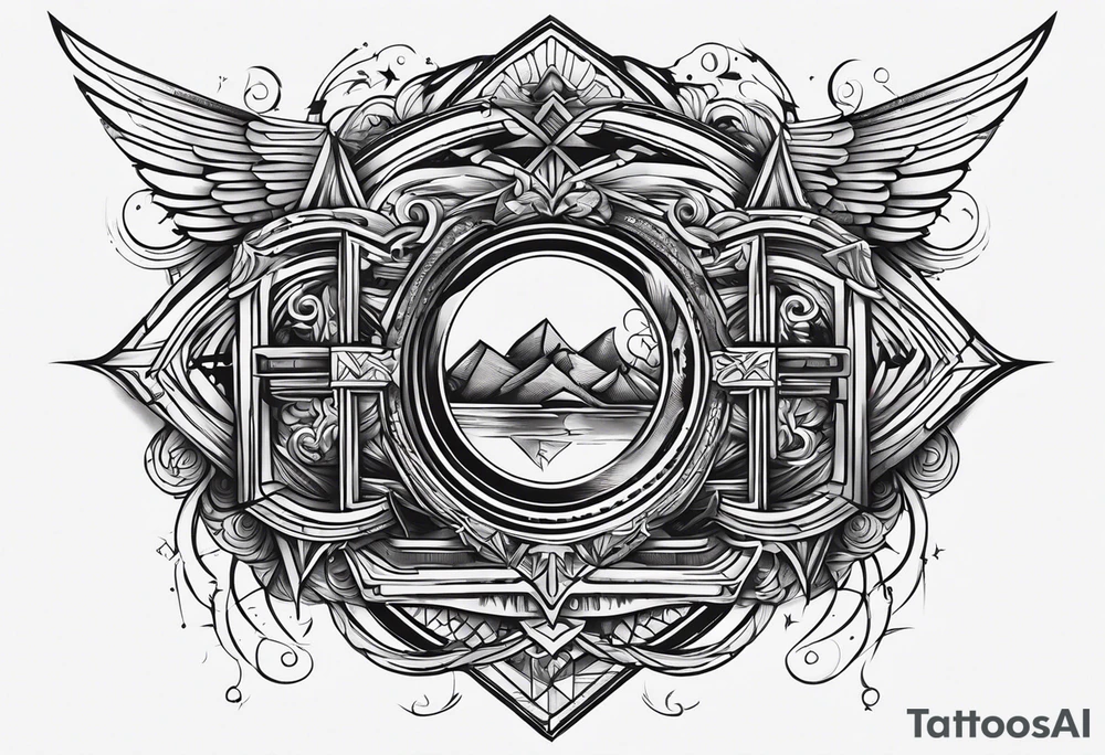 I was never there in text tattoo idea