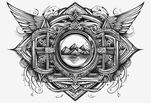 I was never there in text tattoo idea