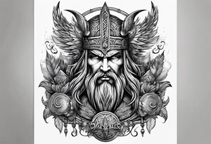 Valhalla gods tattoo idea