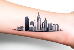Atlanta skyline tattoo idea