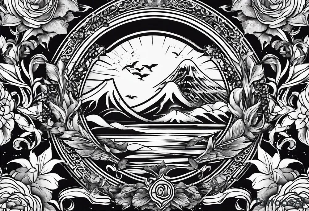 envelope with wax stamp with letter opener on top tattoo idea