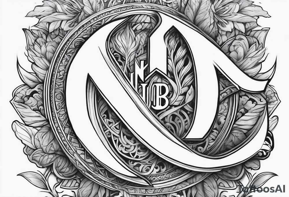 NCJB letters tattoo idea