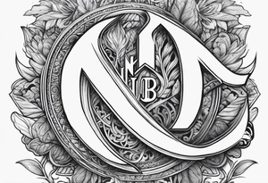 NCJB letters tattoo idea