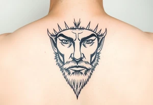 Winter face tattoo idea