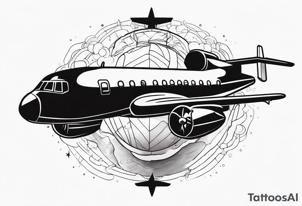 bomb from a plane tattoo idea