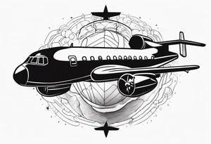 bomb from a plane tattoo idea