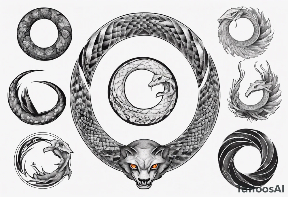 ouroboros tattoo idea