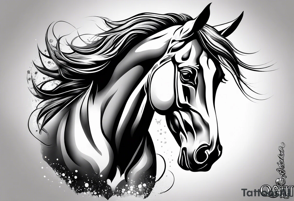 horse tattoo idea