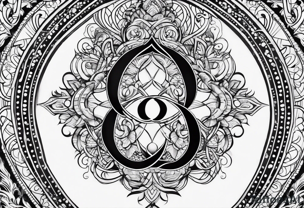 infinity symbol tattoo idea