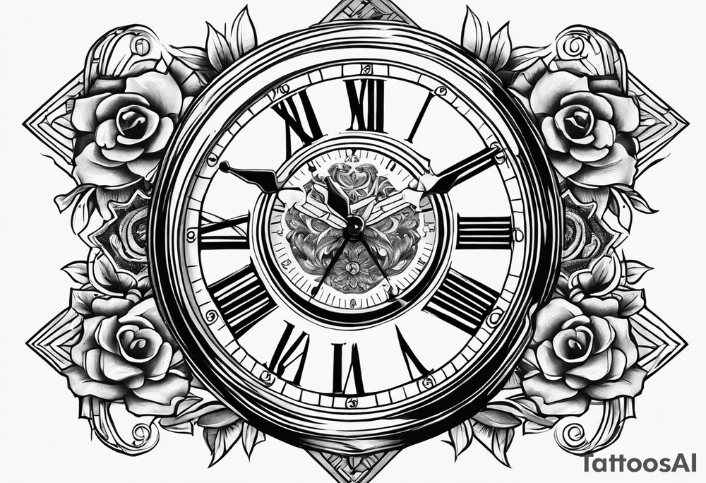 1-6-99 with a clock with armariyaun richardson tattoo idea