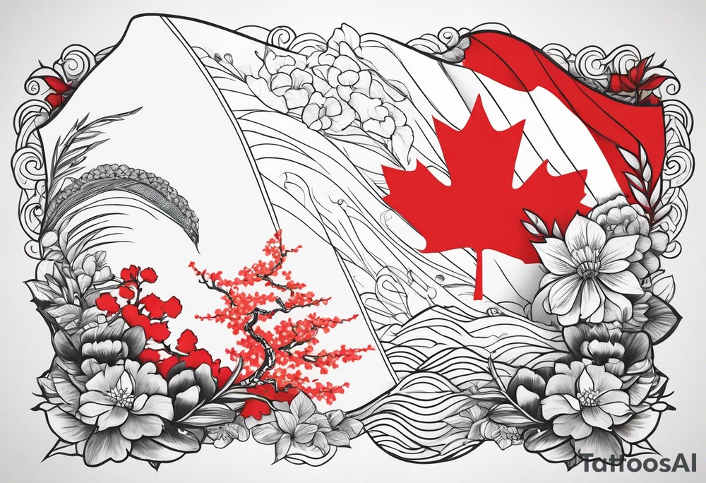 Australia and Canada tattoo idea