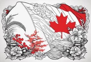 Australia and Canada tattoo idea