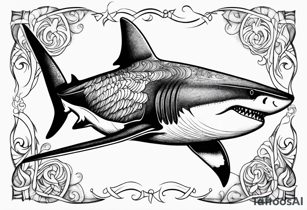 Shark tattoo idea