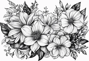 Flowers Amber Elizabeth Worthington 07-11-2023 tattoo idea
