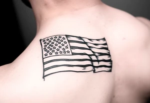 US Navy flag tattoo idea