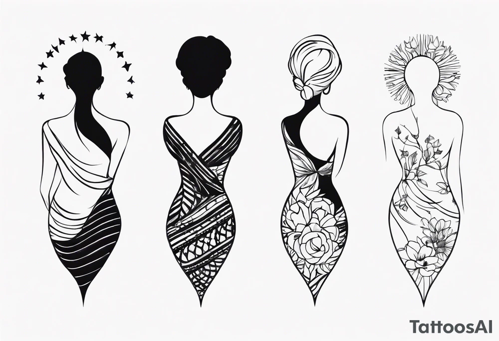 Silhouette tattoo idea