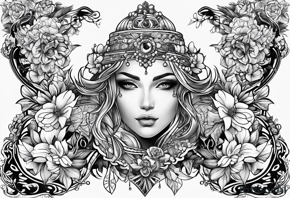 V style tattoo tattoo idea