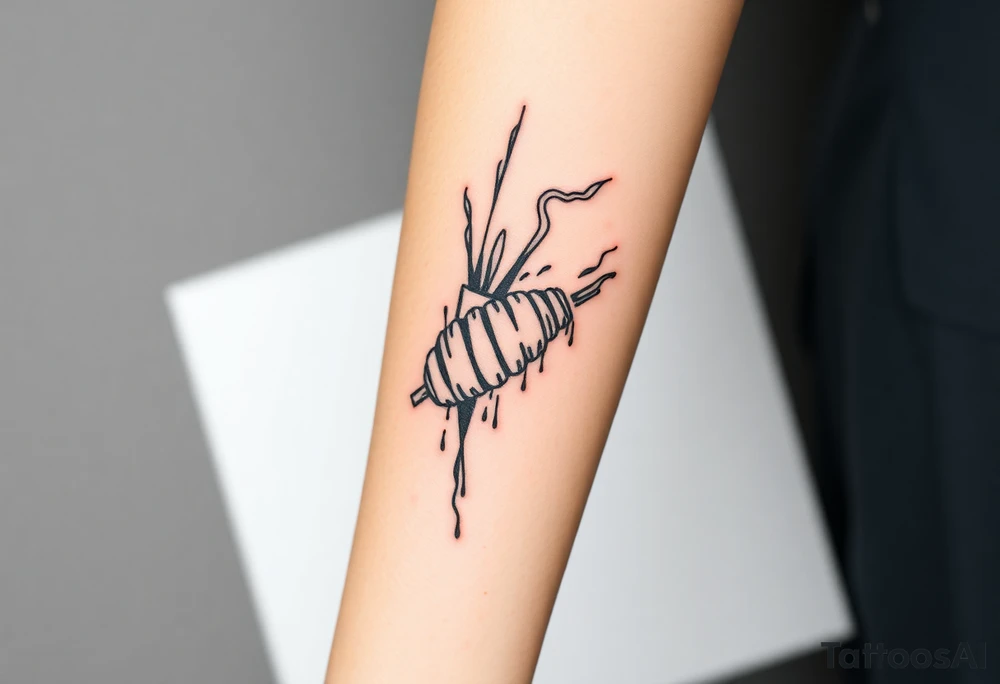 angry dynamite tattoo idea