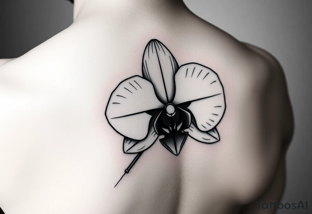 Orchid tattoo idea