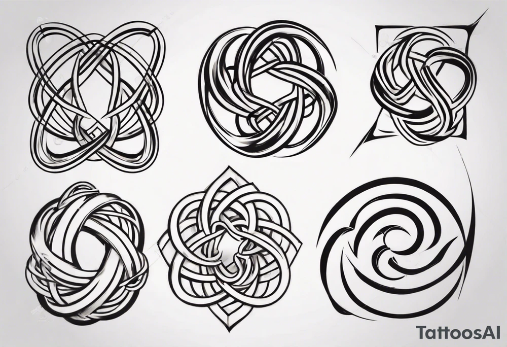Prime knot 6,1 but very simple and clean tattoo idea
