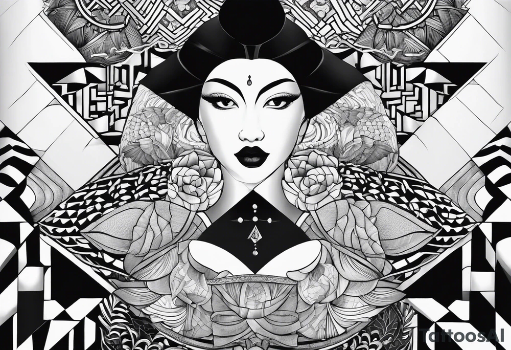 asia, africa, europe tattoo idea